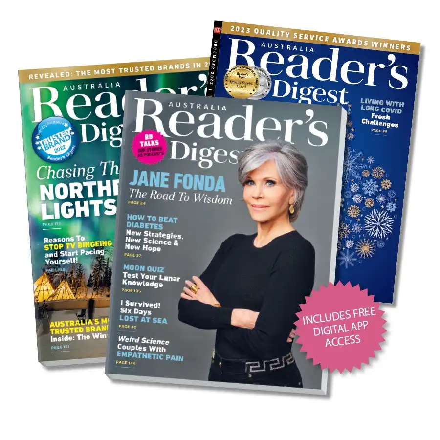 Readers Digest subscription 6 Issues