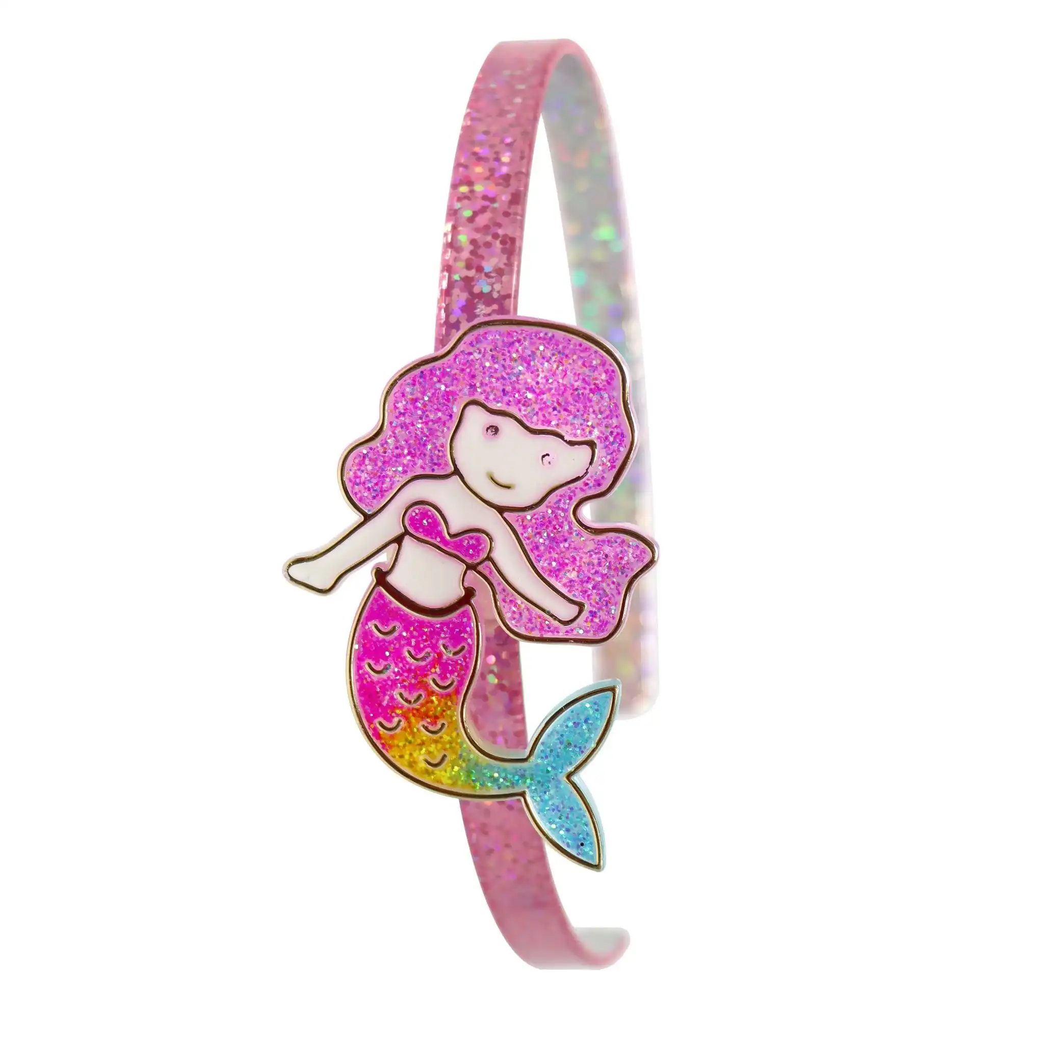 Pink Poppy Shimmering Mermaid Headband