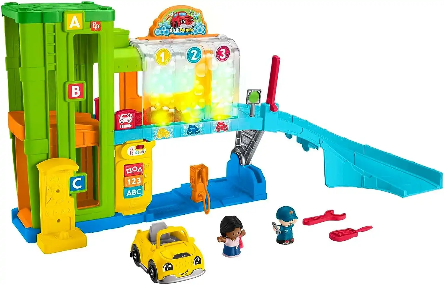 Fisher-Price Little People Smart Stages Car Wash Center