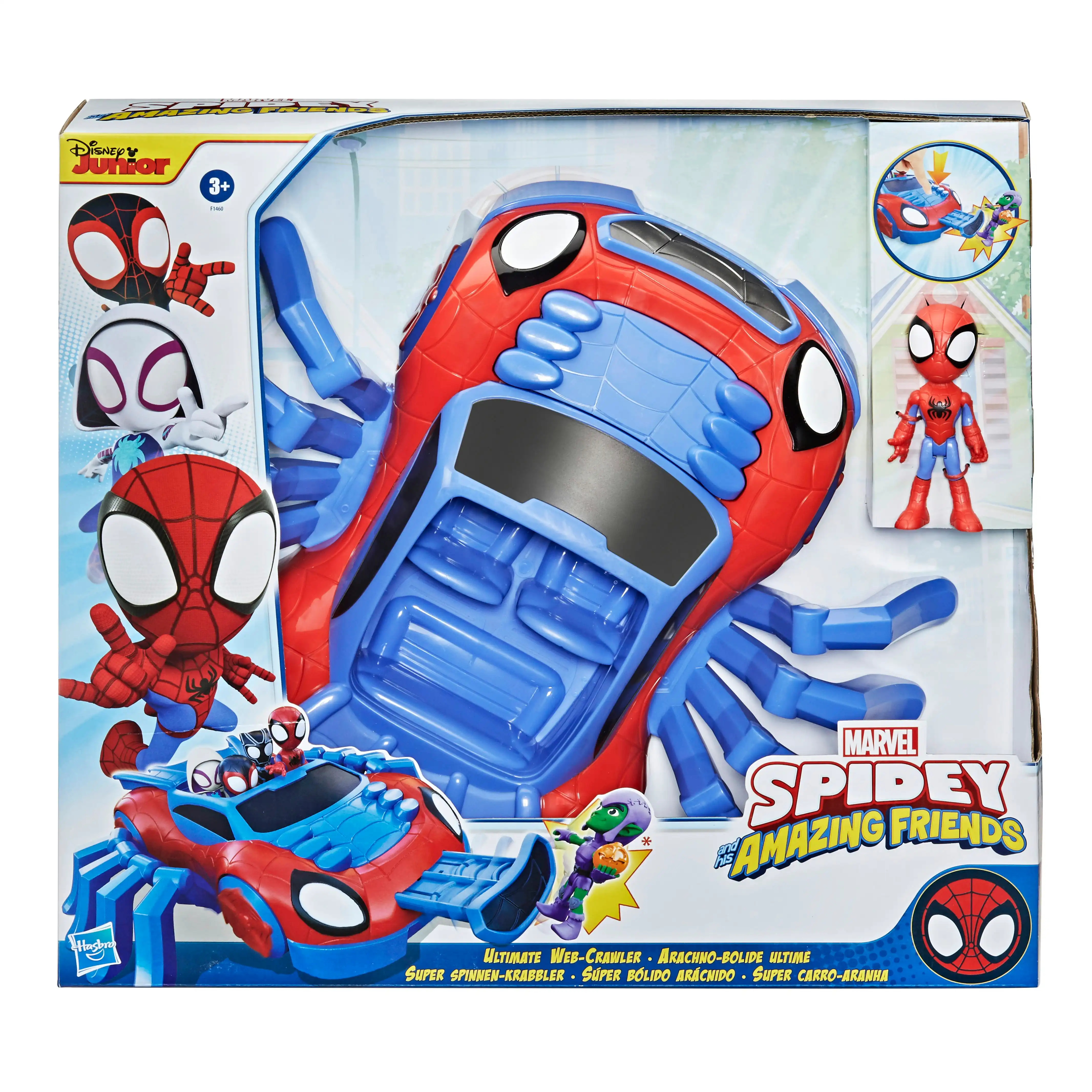 Marvel Spidey And His Amazing Friends Arachno Racer Vehicle