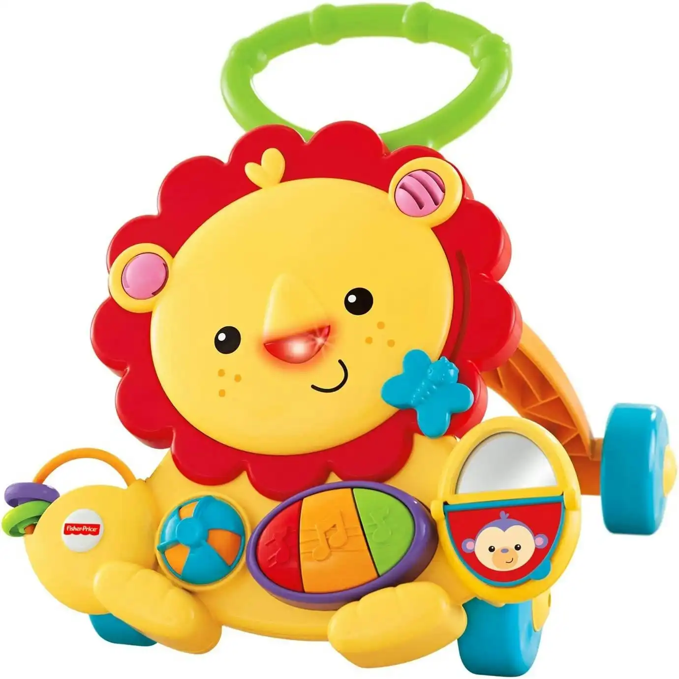 Fisher-Price Musical Lion Walker Infant Toy With Lights And Sounds