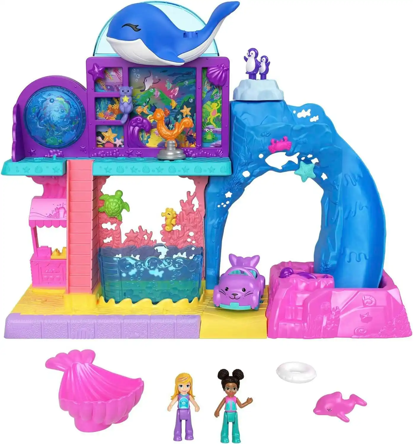 Polly Pocket Pollyville Aquarium Set