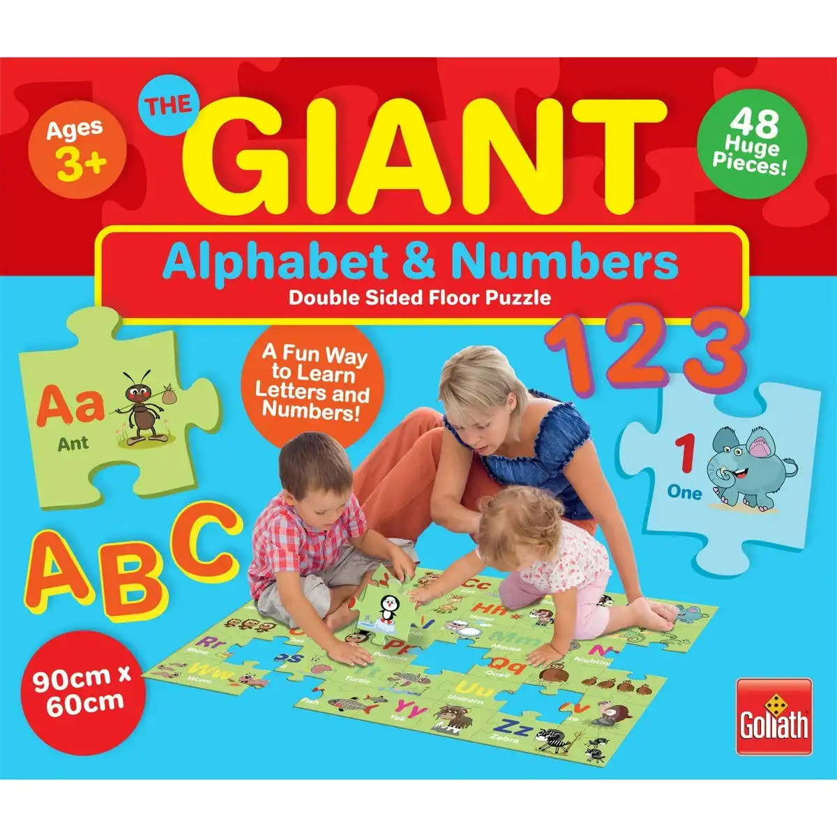 Giant 48 Piece Alphabet & Numbers Puzzle