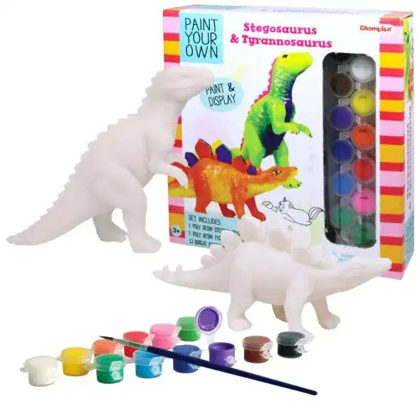 Paint Your Own Dinosaurs Large
