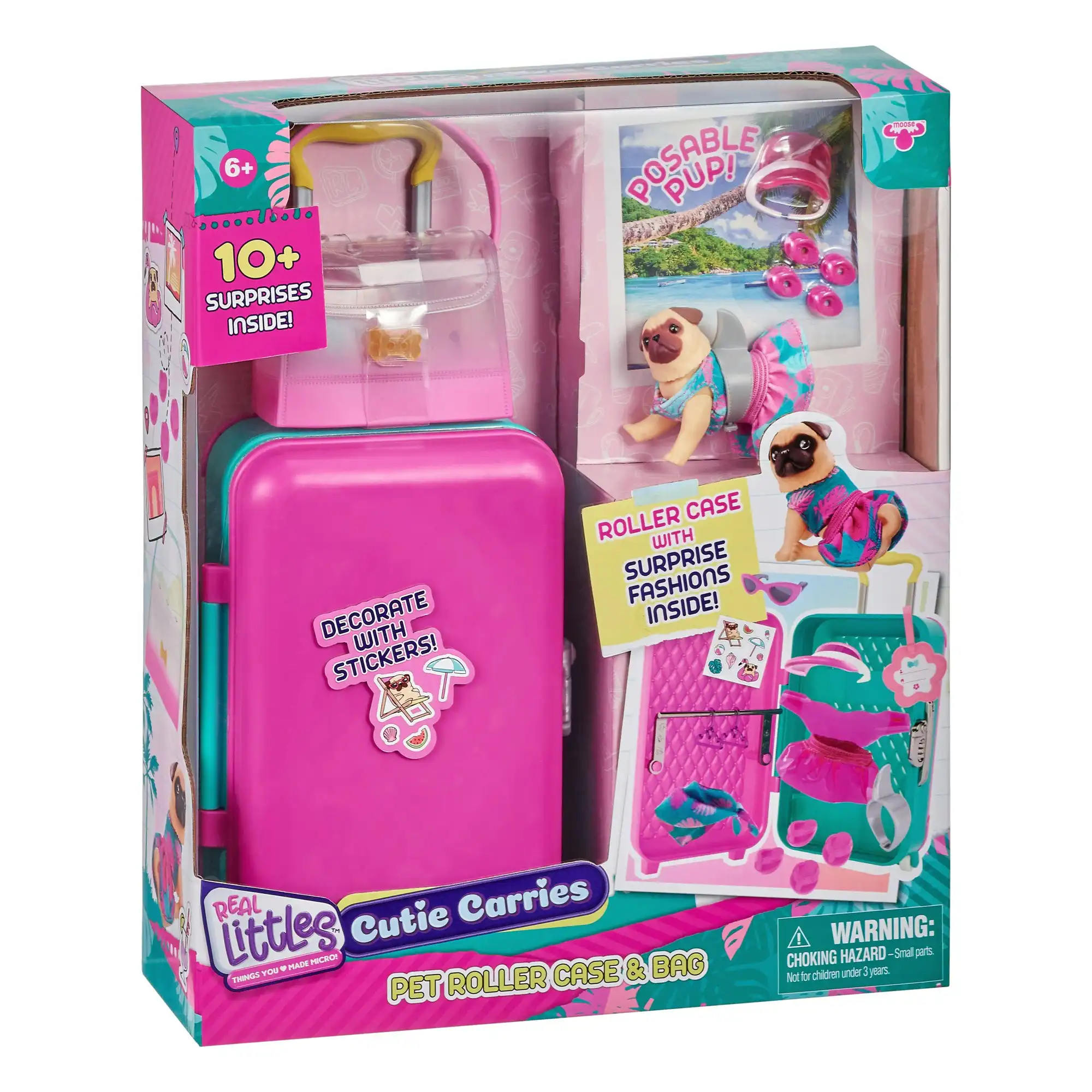 Real Littles S5 Cutie Carries Pet Roller Case and Bag Pack