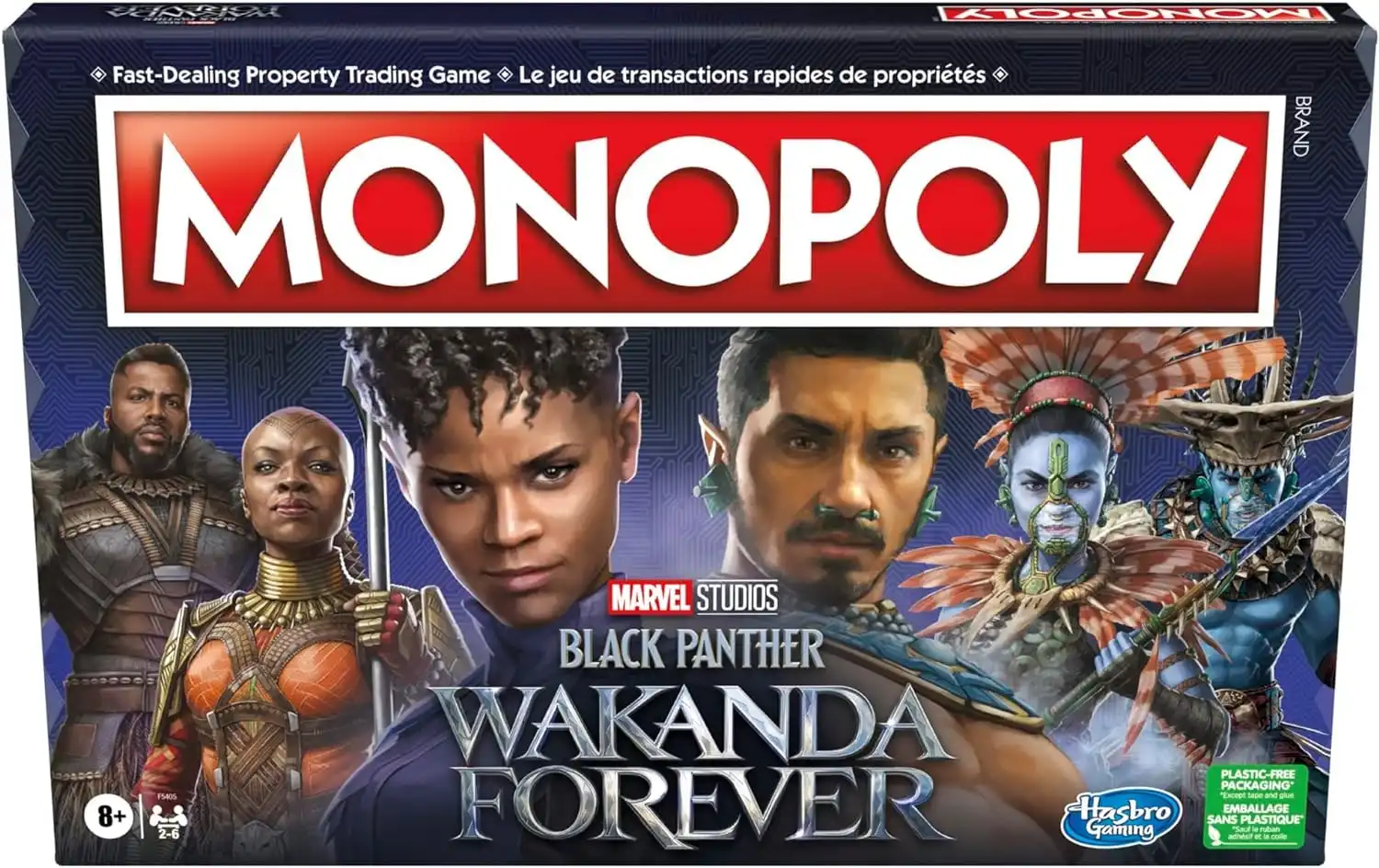 Monopoly: Marvel Studios' Black Panther: Wakanda Forever Edition Board Game