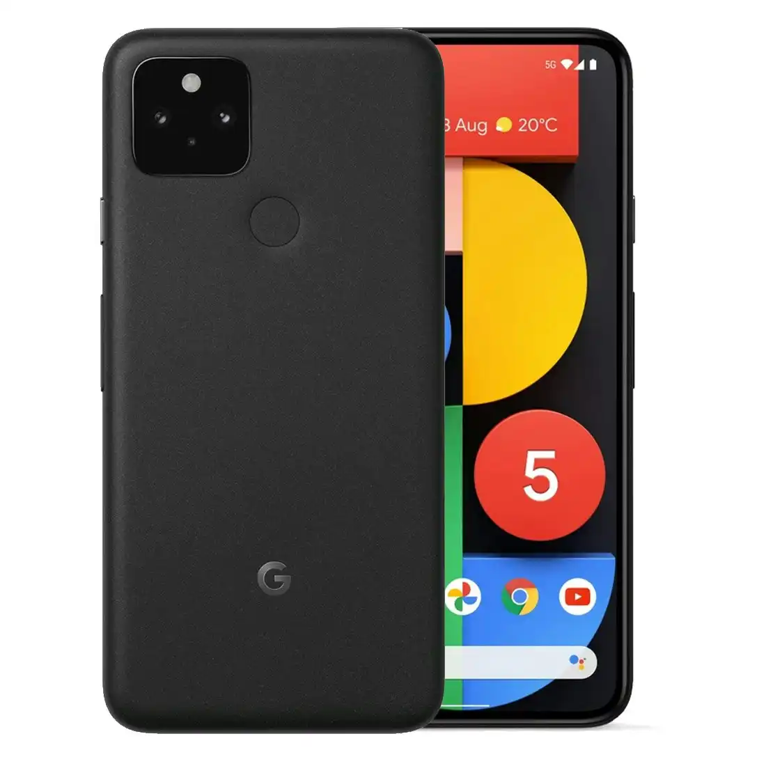 Google Pixel 5 5G (128GB/8GB, 6.0'') - Just Black [CPO] - As New
