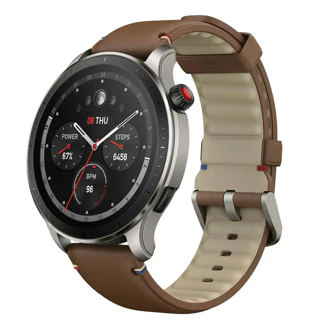 Amazfit GTR 4 Smart Watch (46mm) Brown [Refurbished] - Excellent