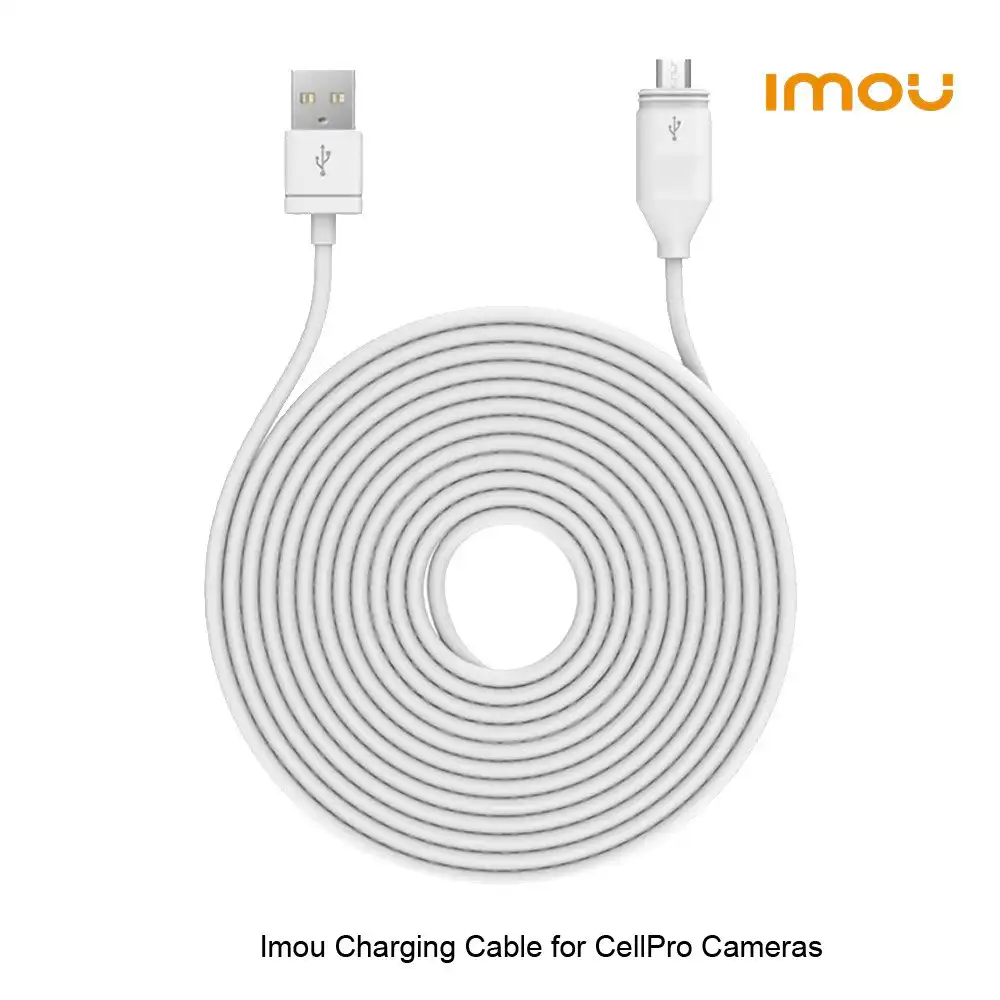 Imou Waterproof Charging Cable for Cell Pro Security System Wi-Fi Camera FWC10 - White
