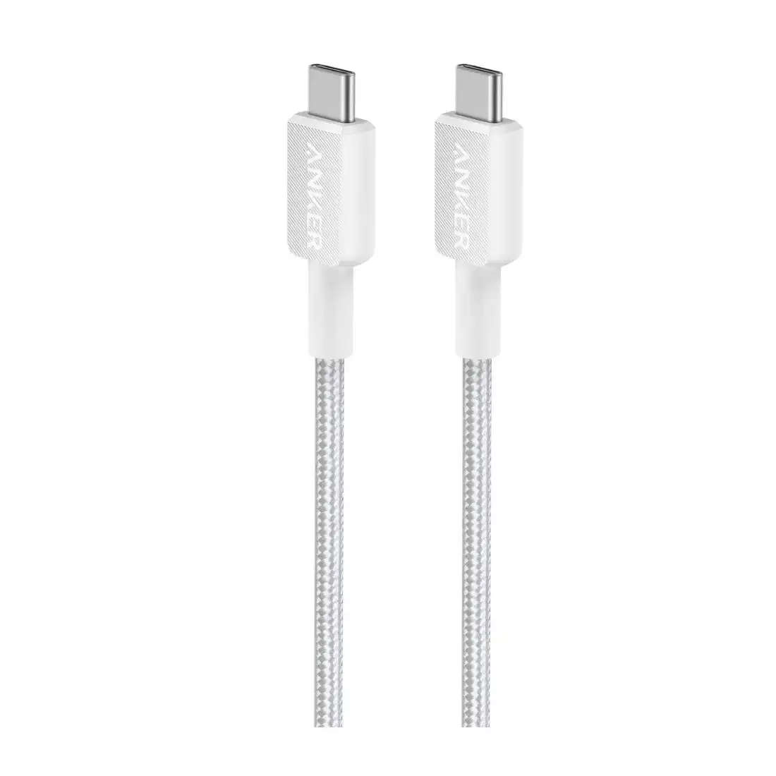 Anker 322 USB-C to USB-C Cable (0.9m Braided) - White