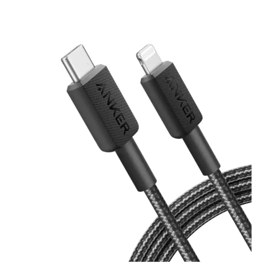 Anker 322 USB-C to Lightning Cable (1.8m Braided) - Black
