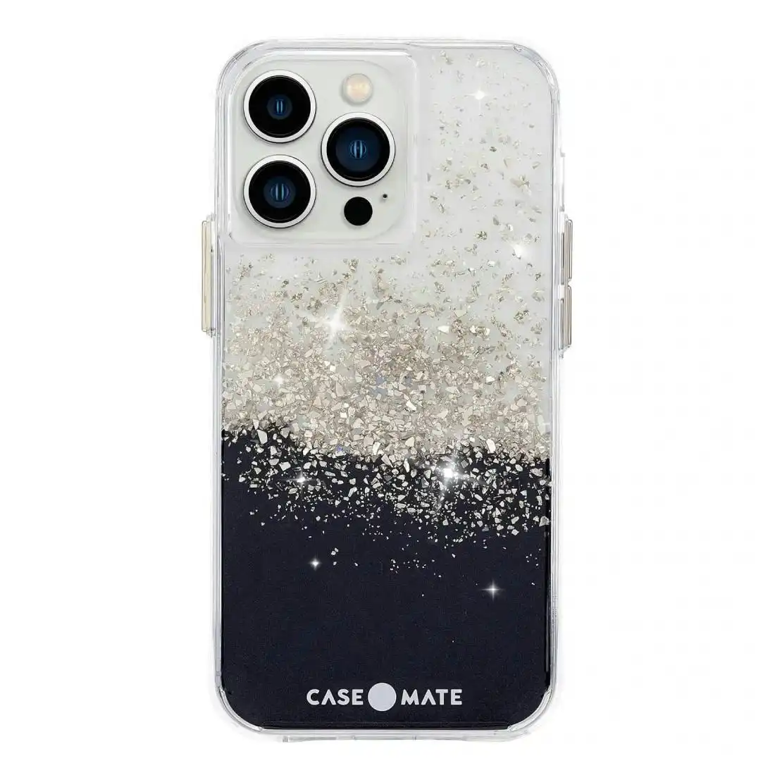 Case-Mate Karat Onyx Case Antimicrobial for iPhone 13 Pro - Clear/Black