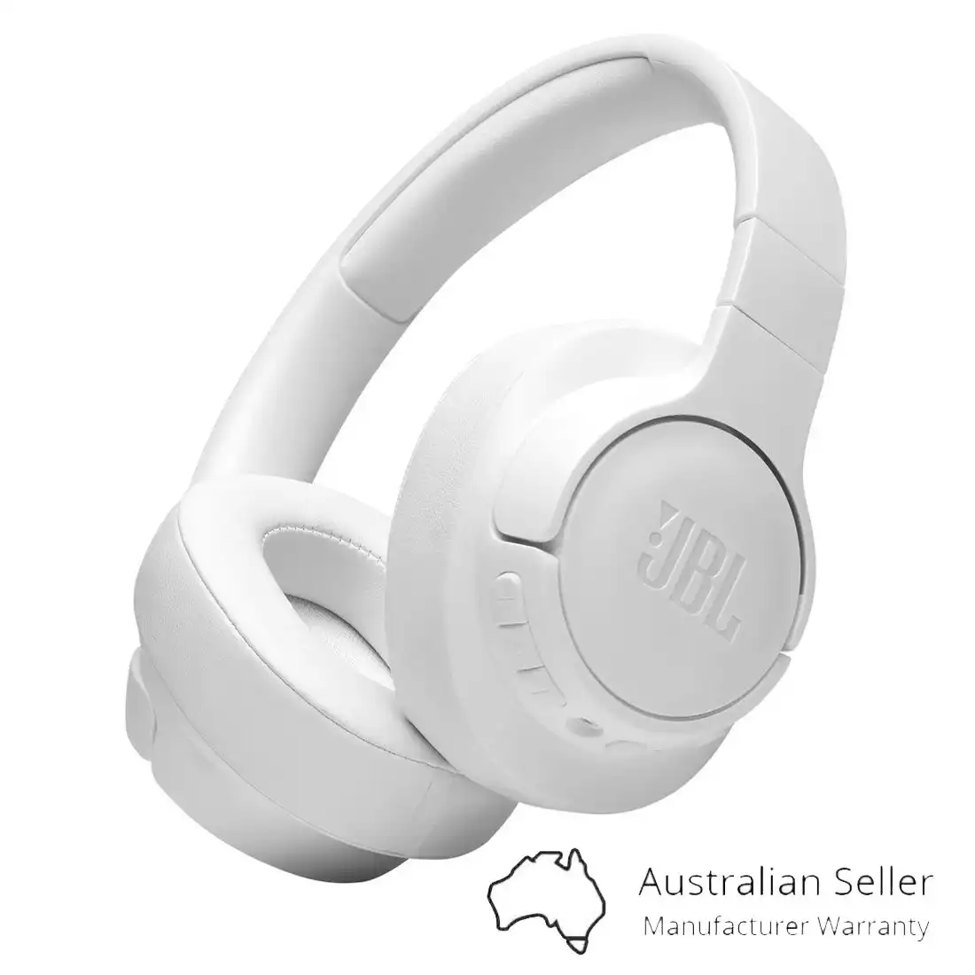 JBL Tune 760 NC Bluetooth Noise-cancelling Over-Ear Headphones - White