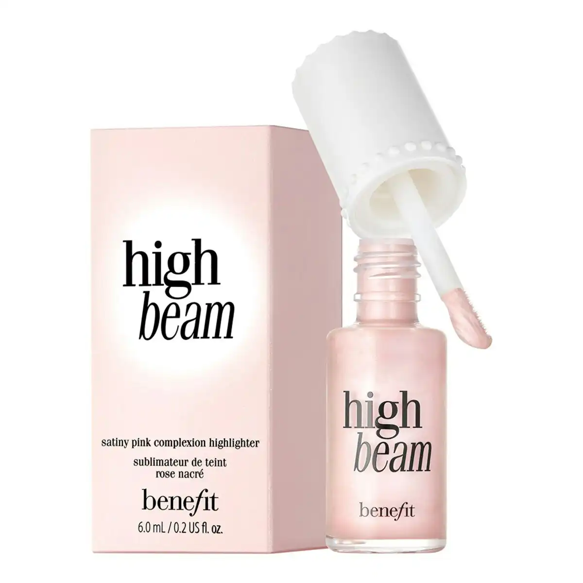 Benefit Cosmetics High Beam Liquid Highlighter Satiny Pink 6.0ml