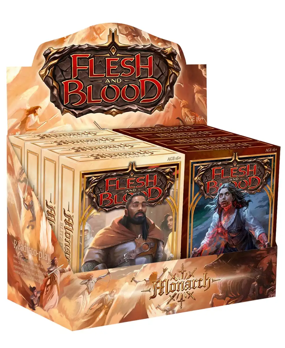 Flesh and Blood Monarch Blitz Deck Display (8)