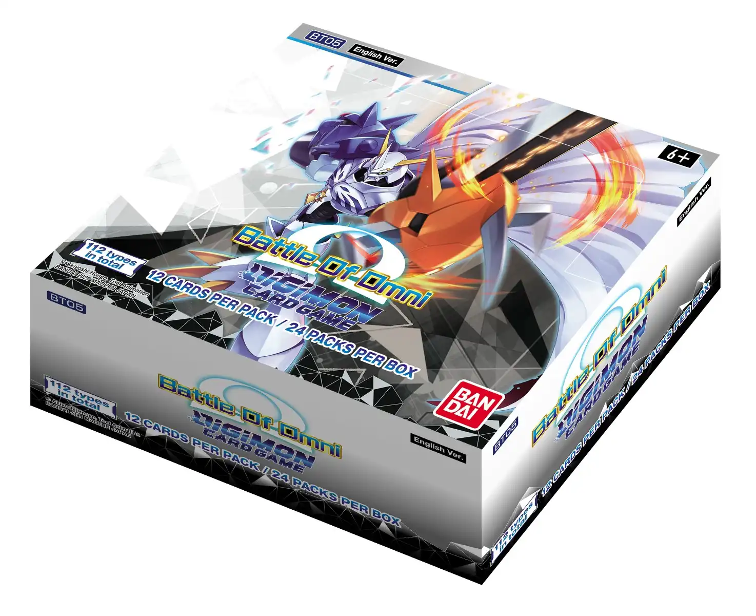 Digimon Card Game Series 05 Battle of Omni BT05 Booster Display