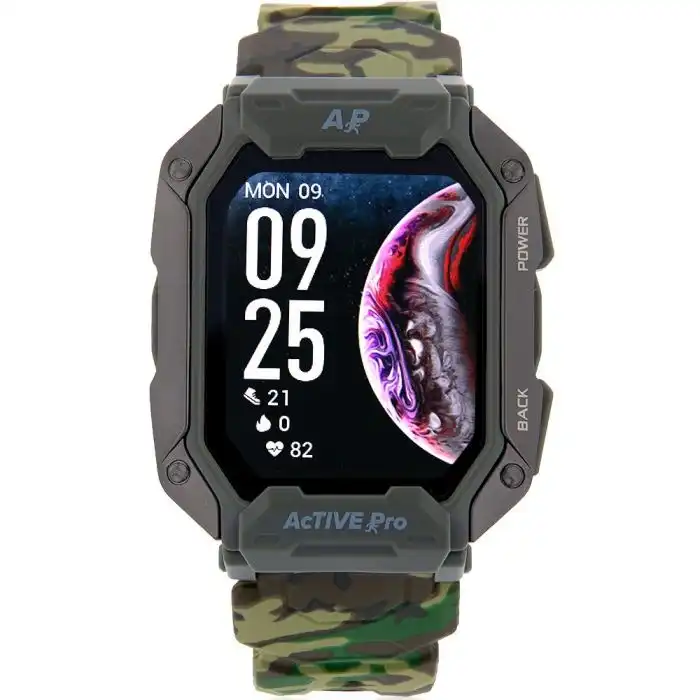 Active Pro Smart Watch Army Green Edition