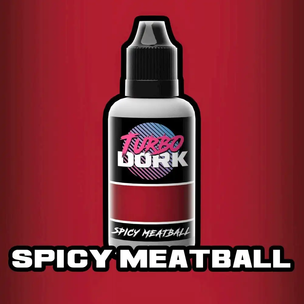 Turbo Dork - Spicy Meatball Metallic Acrylic Paint 20ml Bottle