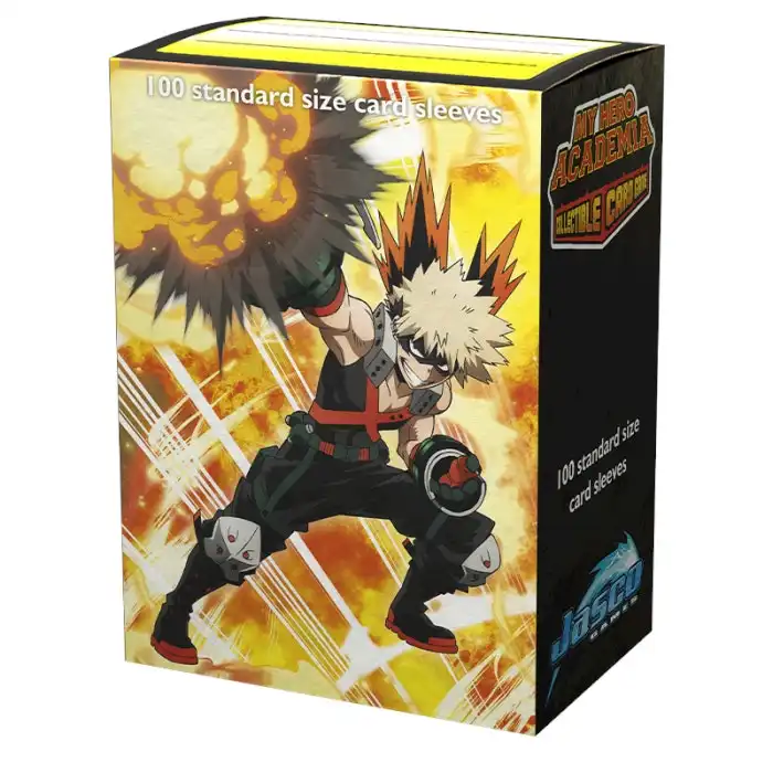Sleeves - Dragon Shield - Box 100 - Matte Art - My Hero Academia Bakugo Explode