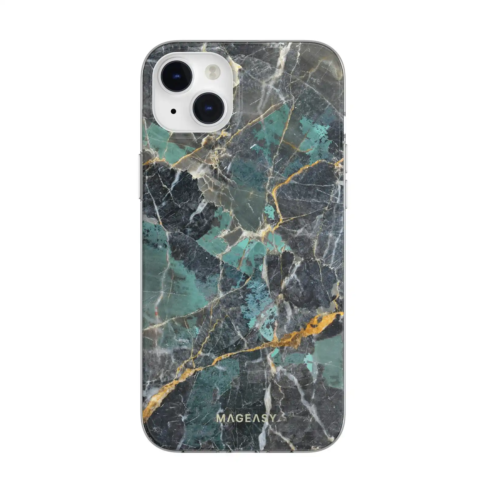 MagEasy Marble Case For Iphone 14 Plus - Blue