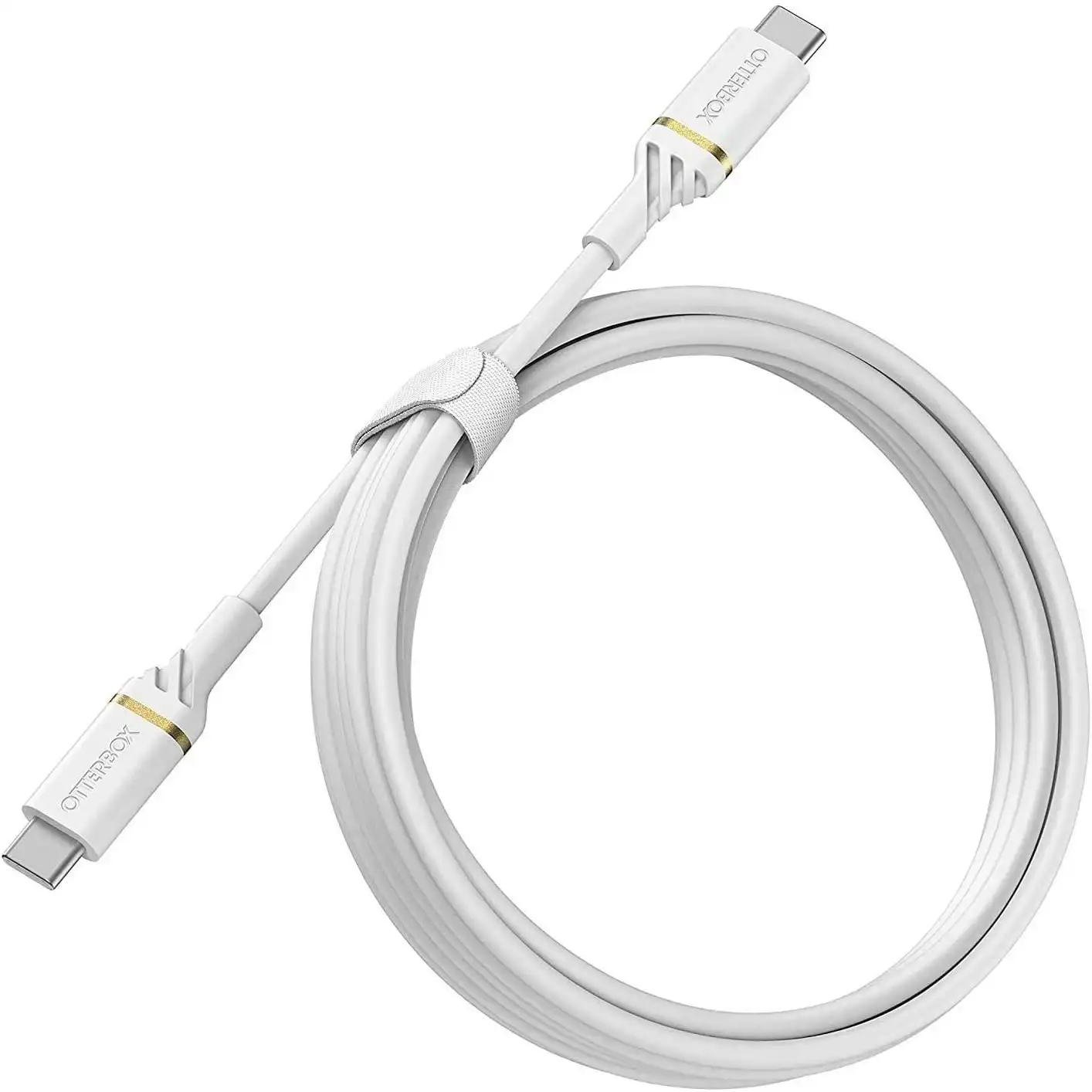 Otterbox Usb-c To Usb-c Fast Charge Cable (2m) - Cloud Dust White