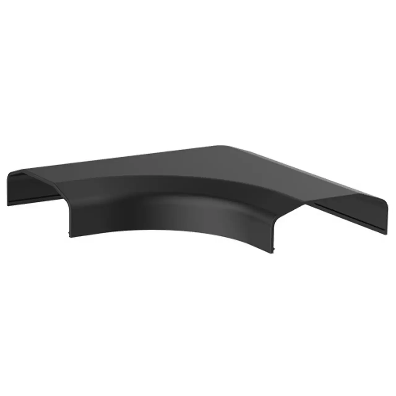 Brateck Plastic Cable Cover Joint L Shape - Black