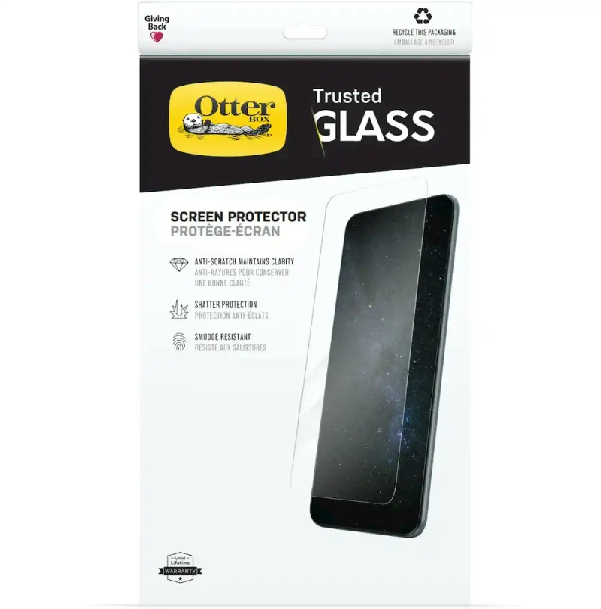 Otterbox Trusted Glass Screen Protector For Apple Iphone 14 Pro