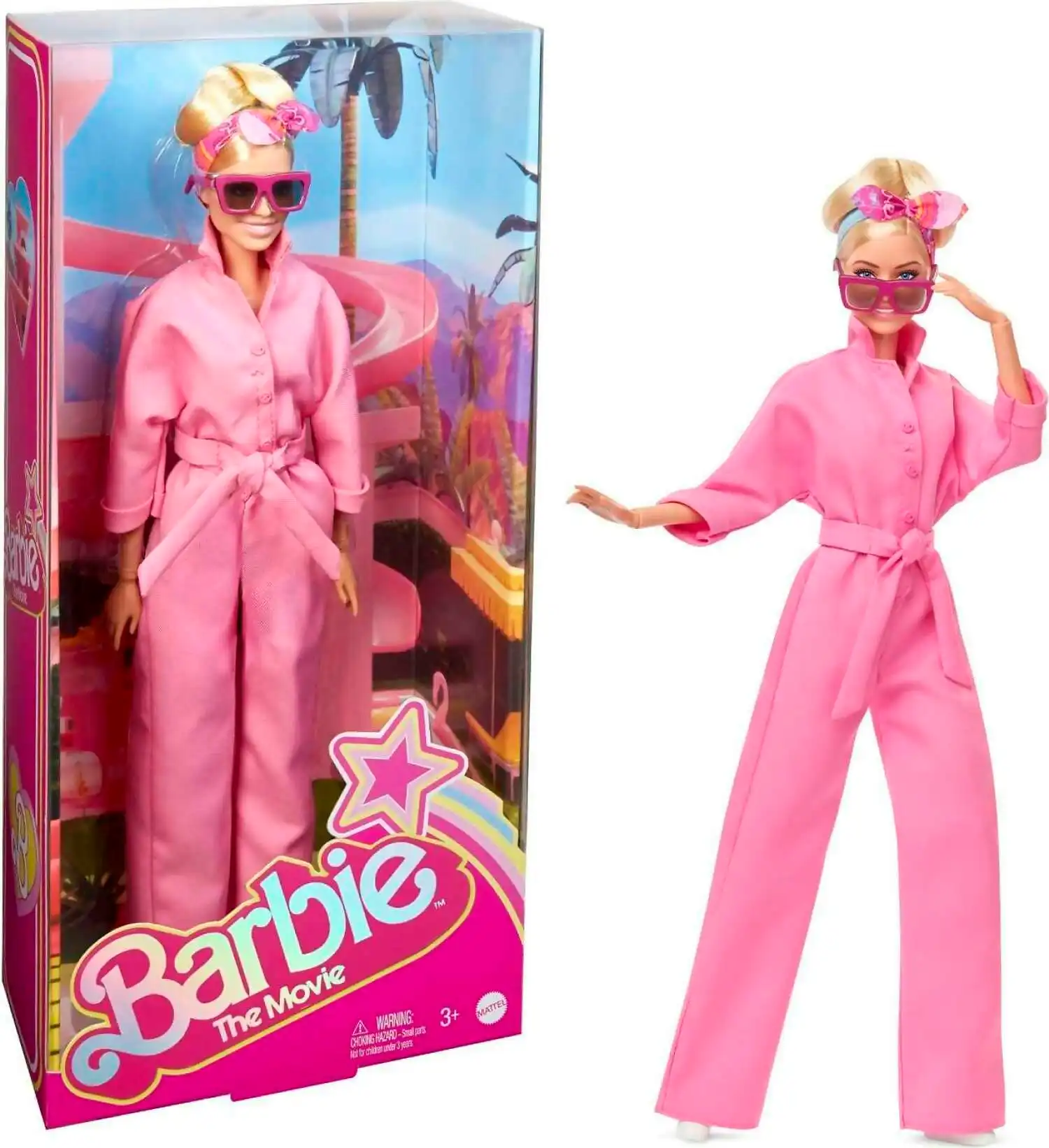 Barbie - Barbie The Movie Collectible Doll Margot Robbie As Barbie In Pink Power Jumpsuit - Mattel