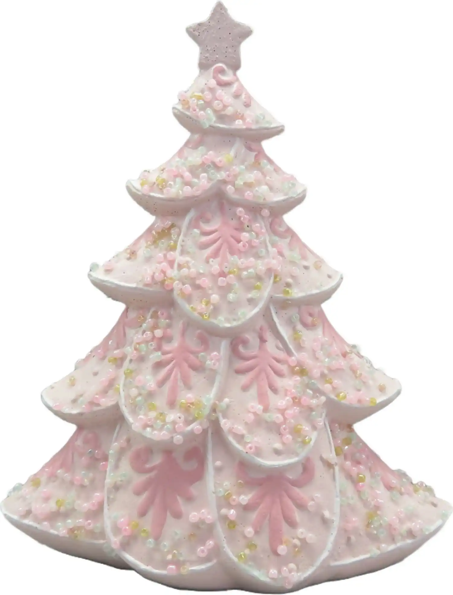 Cotton Candy - Pink Lolly Xmas Tree Ornamental