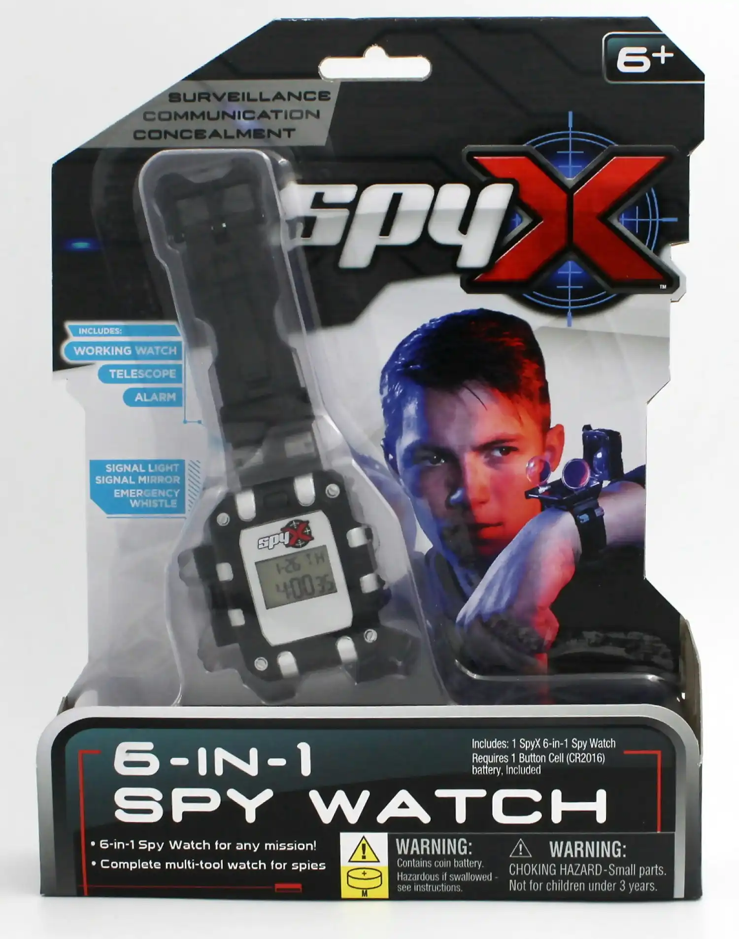 SpyX - 6-in-1 Spy Watch