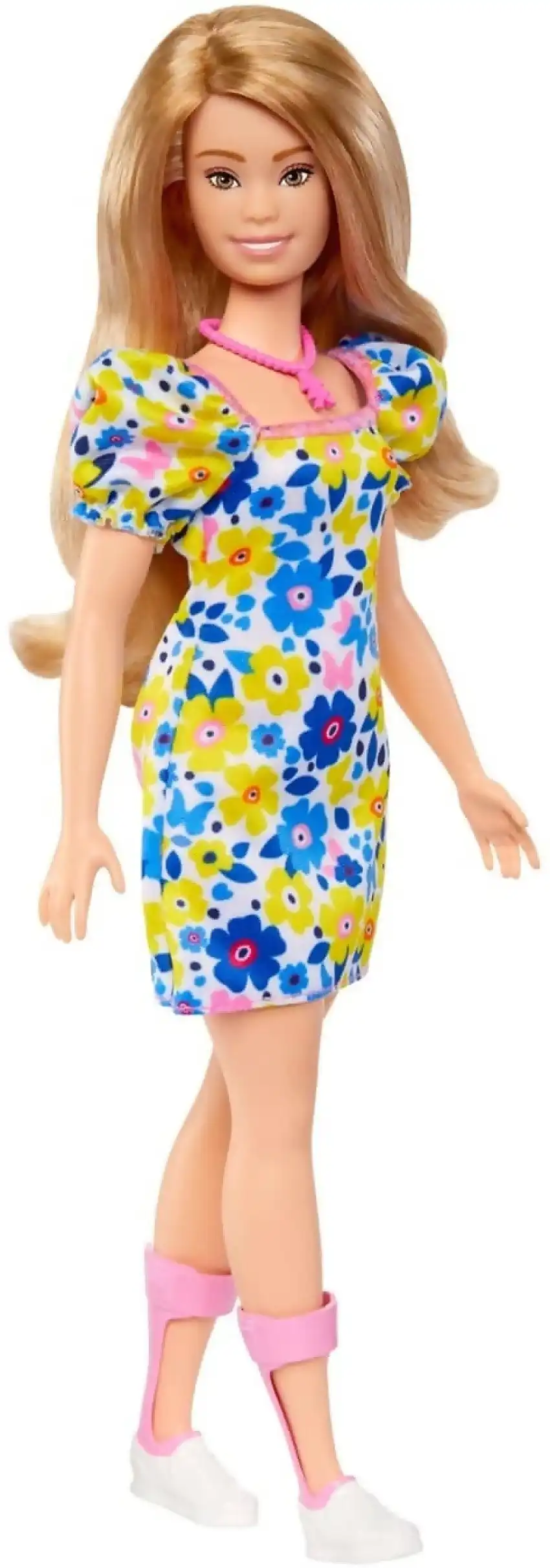 Barbie - Fashionistas Doll With Down Syndrome Wearing Floral Dress - Mattel
