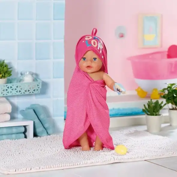 Baby Born - Bath Hooded Towel Set