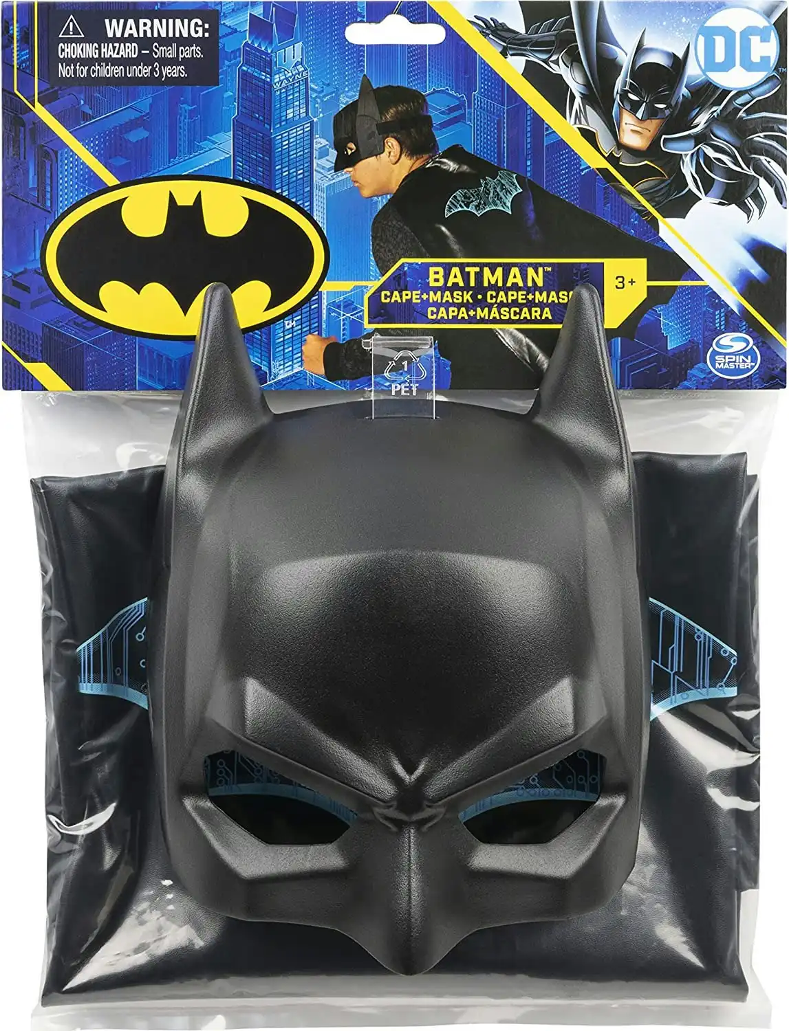 Dc Comics Batman Bat-tech Classic Mask And Cape Set