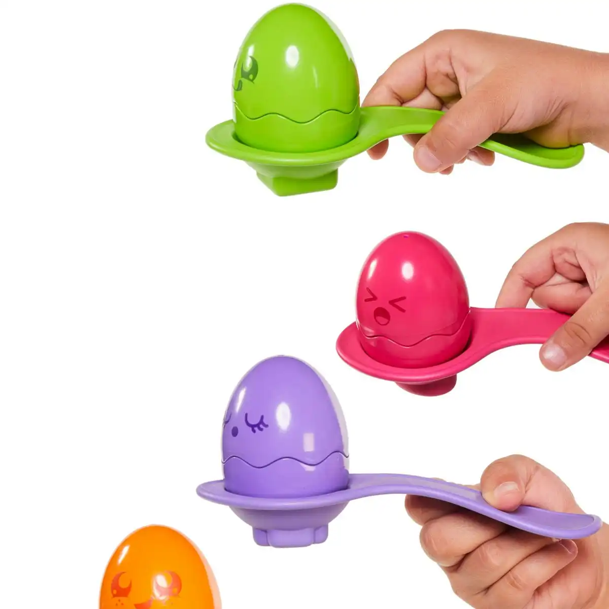 TOMY - Hide And Squeak Egg And Spoon Set