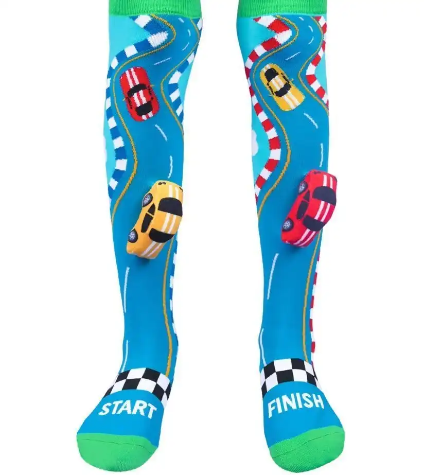 MADMIA - Racing Cars Socks Kids & Adults Age 6y+
