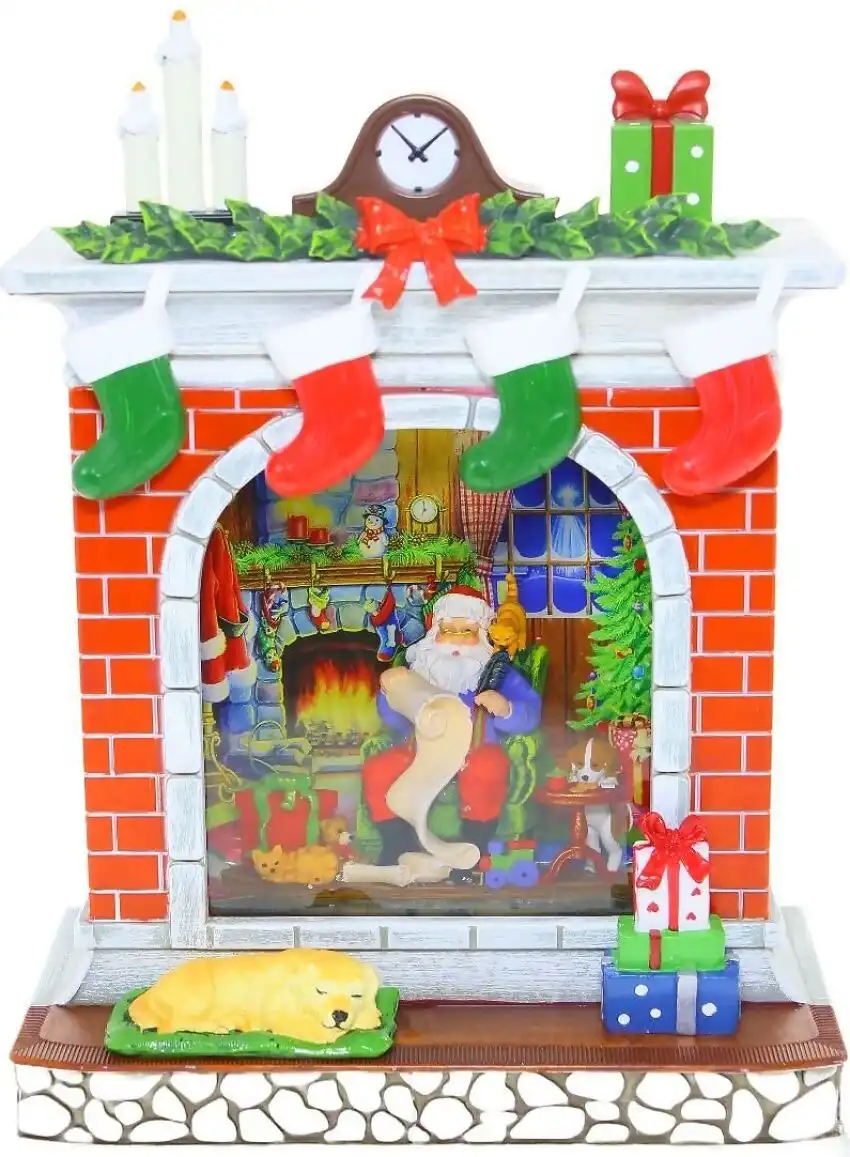 Cotton Candy - Xmas Lantern - Santa Fireplace