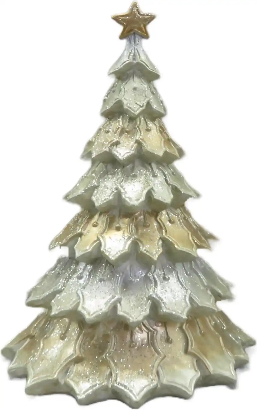 Cotton Candy - Xmas Gold Christmas Tree 16.5cm