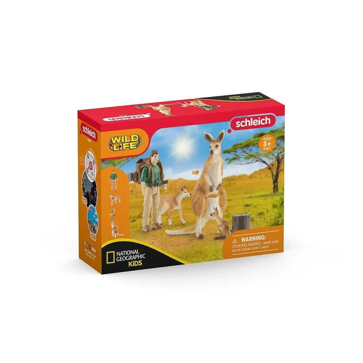 Schleich - National Geographic Kids - Outback Adventures - Wild Life Animal Playset