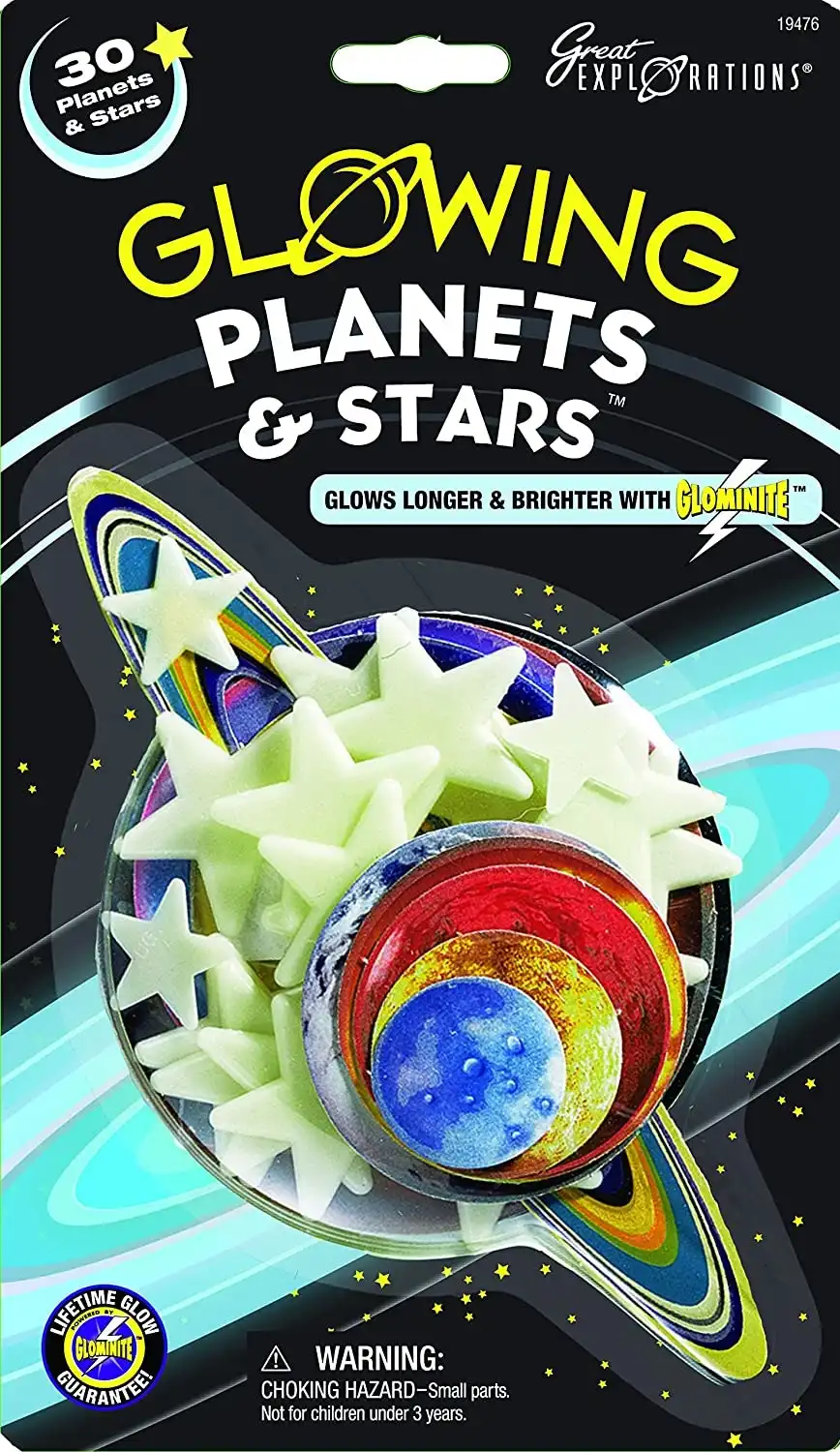 Great Explorations Glow In The Dark Planets & Stars University Games