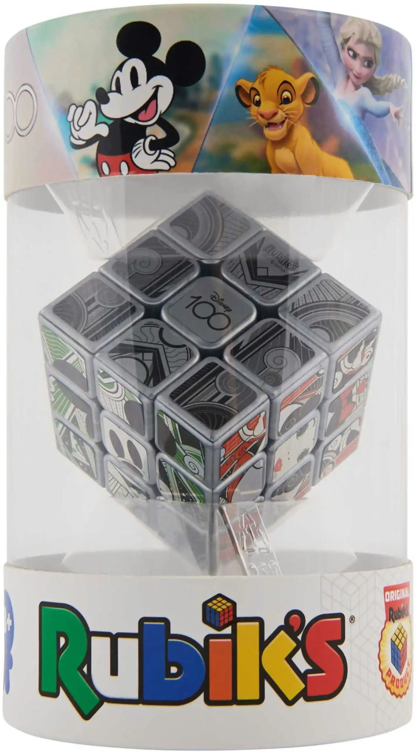 Rubiks - Disney 100th Anniversary Metallic Platinum 3x3 Cube