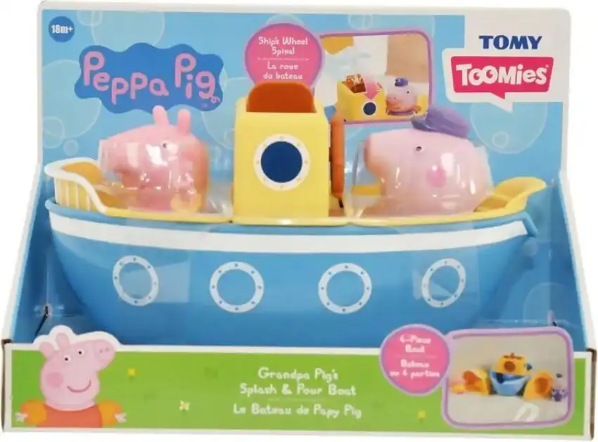 Peppa Pig - Tomy Grandpa Pigs Splash & Pour Boat