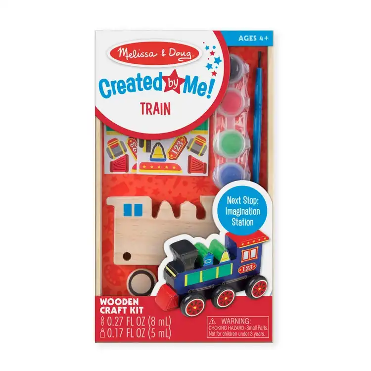Melissa & Doug - Created By Me! Train Wooden Craft Kit