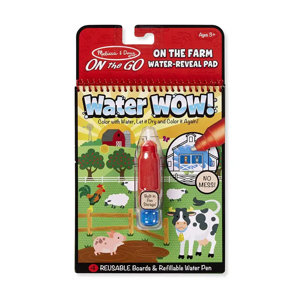 Melissa & Doug - Water Wow! Farm - On The Go Travel Activity