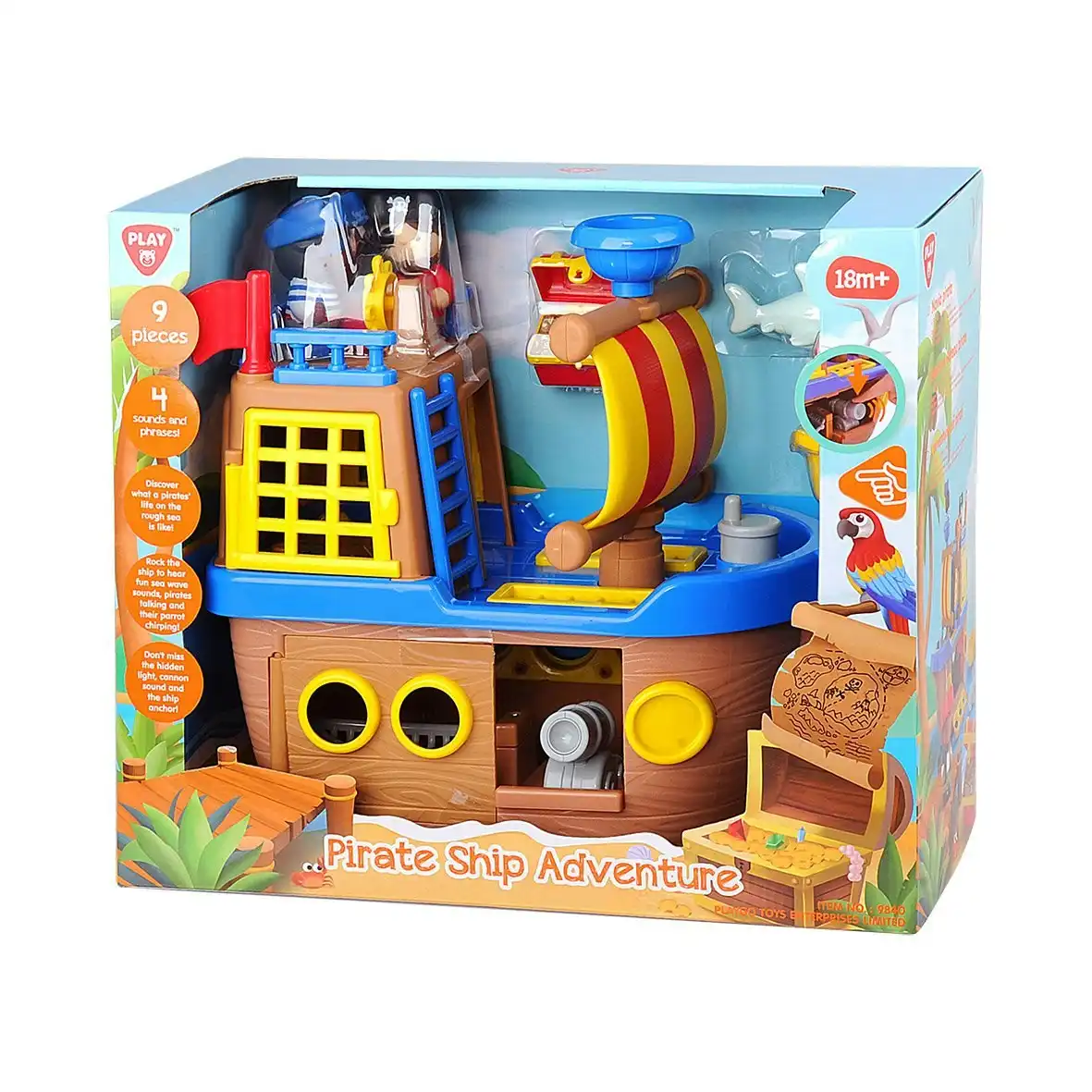 Pirate Battery Operated Ship Adventure Playgo Toys Ent. Ltd