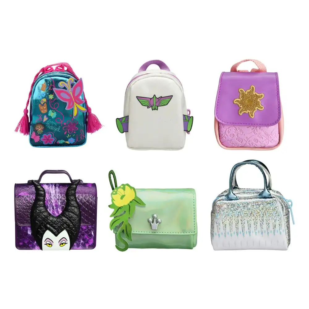 Real Littles Disney Handbags And Backpacks Single Pack S4 Assorted Styles  (Each Item Is Sold Separately Chosen at Random)