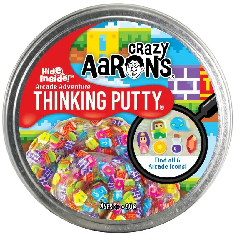 Crazy Aaron's Thinking Putty Hide Inside! Arcade Adventure 4inch
