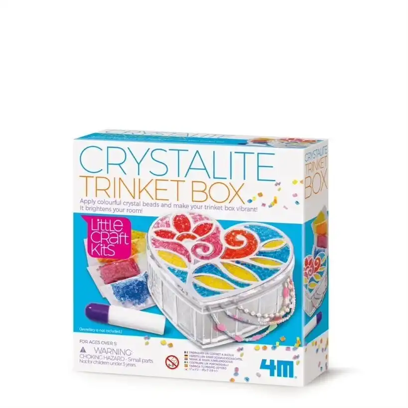4m - Little Craft - Crystalite Trinket Box - Johnco