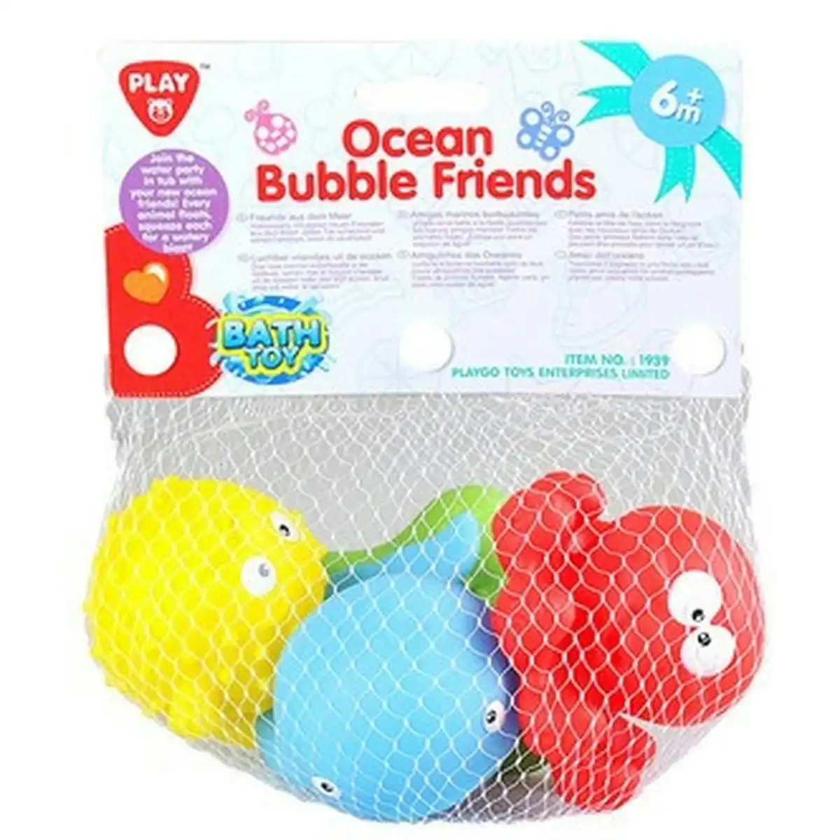 Ocean Bubble Friends Bath Toys - Assorted  Playgo Toys Ent. Ltd