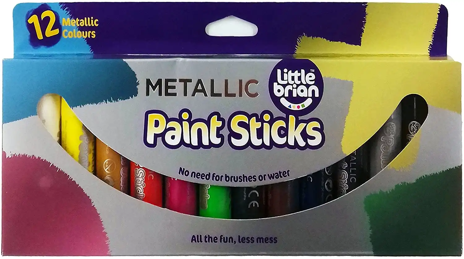 Little Brian Paint Sticks (pack Of 12)