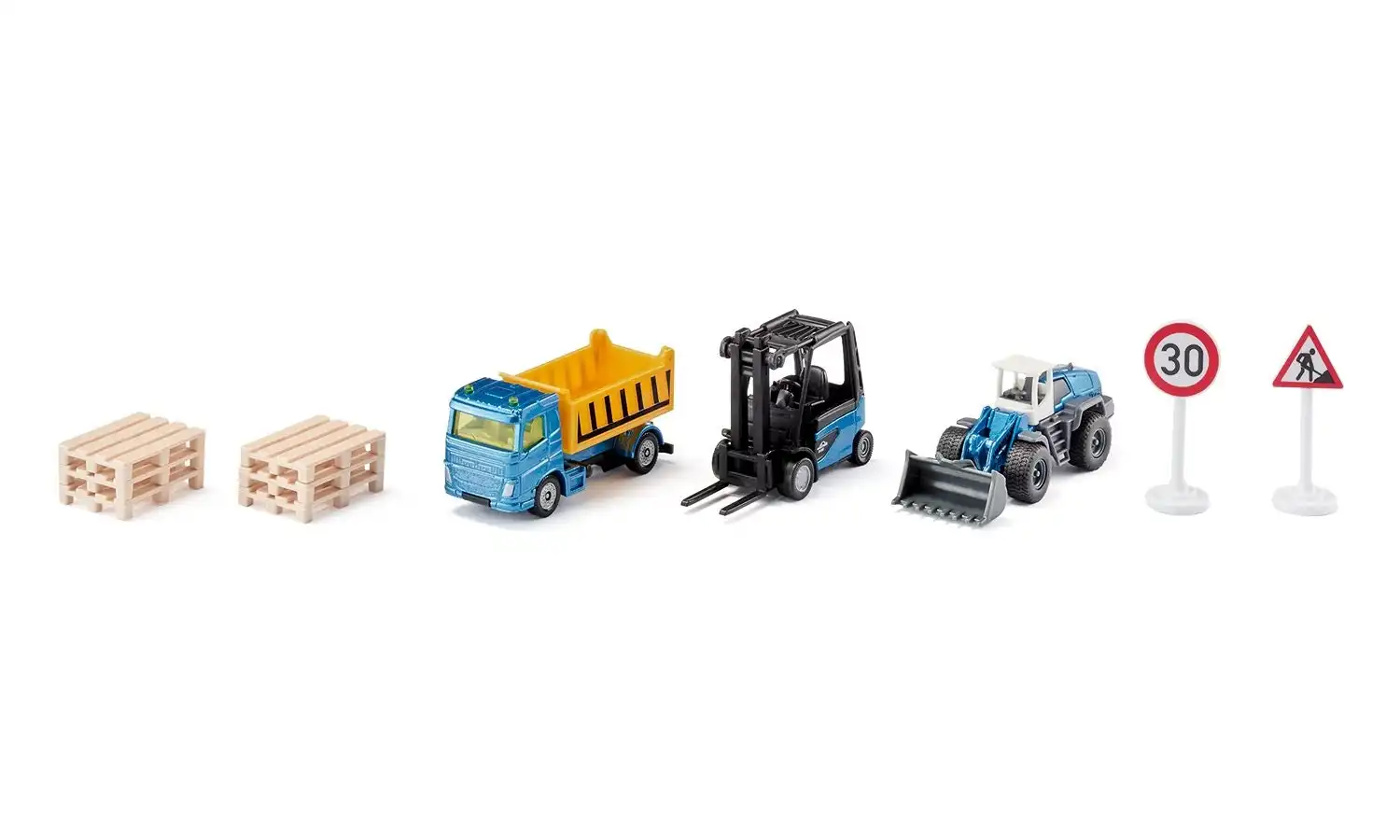 Siku - Construction Site Gift Set - 3 Vehicle And Accessory Playset